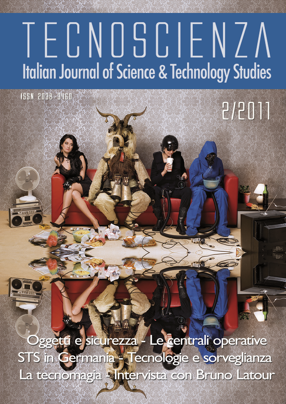 “I Am Whatever You Want Me To Be”, by Daniela Kostova. Cover of Tecnoscienza number 4 (2nd Issue, Year 2011)