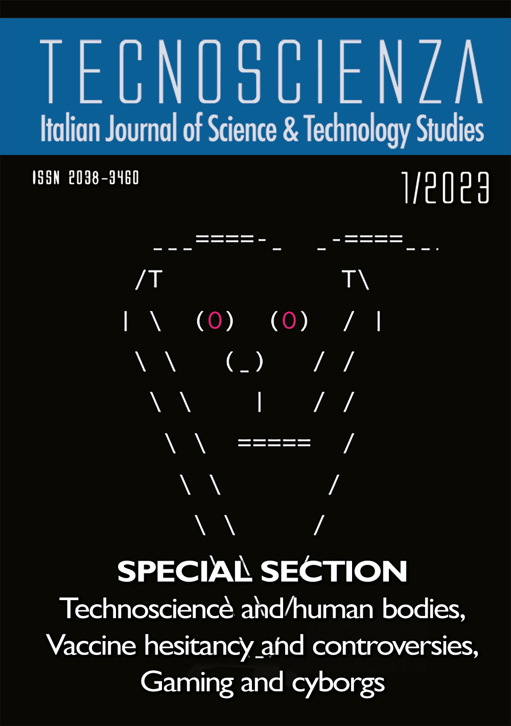 Cover of Tecnoscienza number 27 (1st Issue, Year 2023)