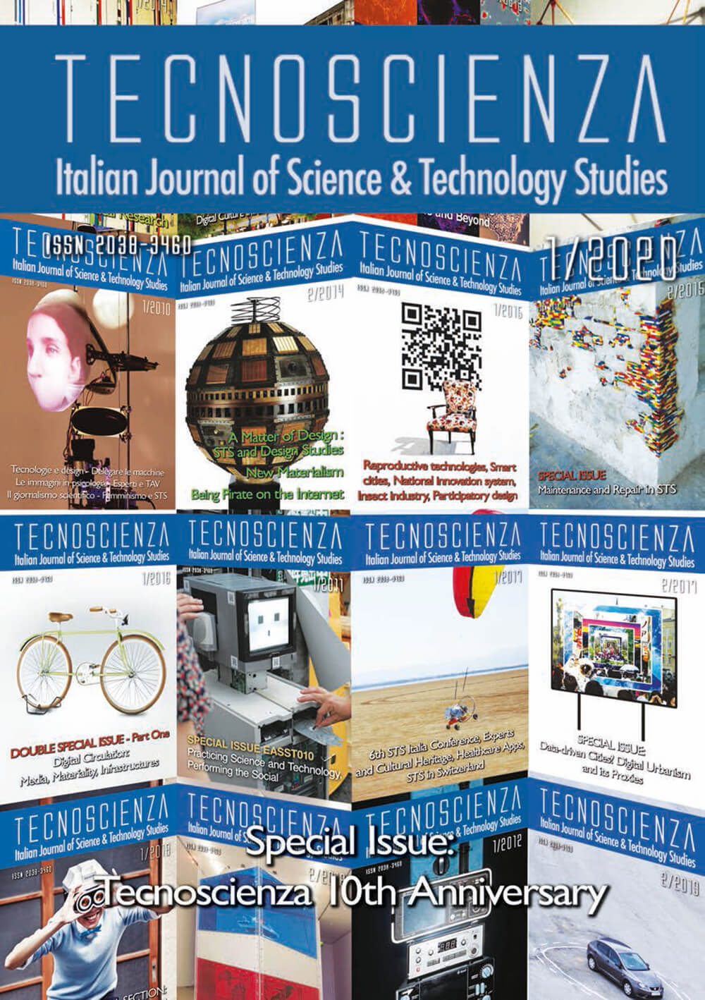Cover of Tecnoscienza number 21 (1st Issue, Year 2020)